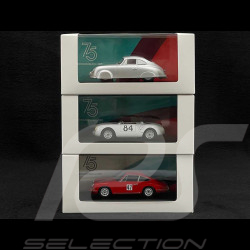 Trio Porsche 356 SL 550 Spyder & 911 1/43 Spark