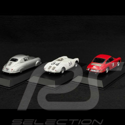 Trio Porsche 356 SL 550 Spyder & 911 1/43 Spark