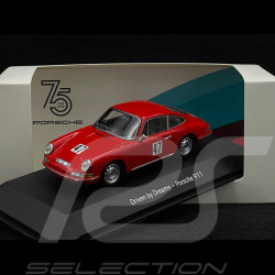 Porsche 911 n° 47 Eberhard Mahle 1966 Red 1/43 Spark MAP02015023