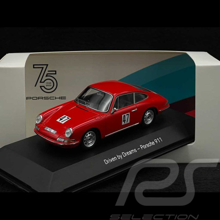 Porsche 911 n° 47 Eberhard Mahle 1966 Red 1/43 Spark MAP02015023