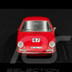 Porsche 911 n° 47 Eberhard Mahle 1966 Red 1/43 Spark MAP02015023