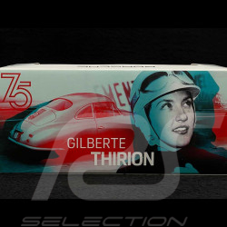 Porsche 356 SL Gilberte Thirion 1952 Argent 1/43 Spark MAP02000223