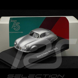 Porsche 356 SL Gilberte Thirion 1952 Argent 1/43 Spark MAP02000223