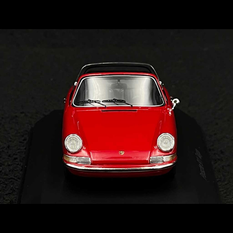 Porsche 911 R type 991 2016 grise bandes rouges et noires 1/43 Spark