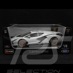 Lamborghini Sian Hybrid FKP37 2020 Blanc 1/18 Bburago 11046W