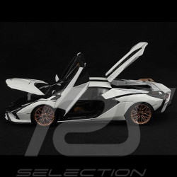 Lamborghini Sian Hybrid FKP37 2020 Blanc 1/18 Bburago 11046W