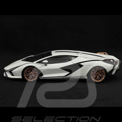 Lamborghini Sian Hybrid FKP37 2020 Blanc 1/18 Bburago 11046W