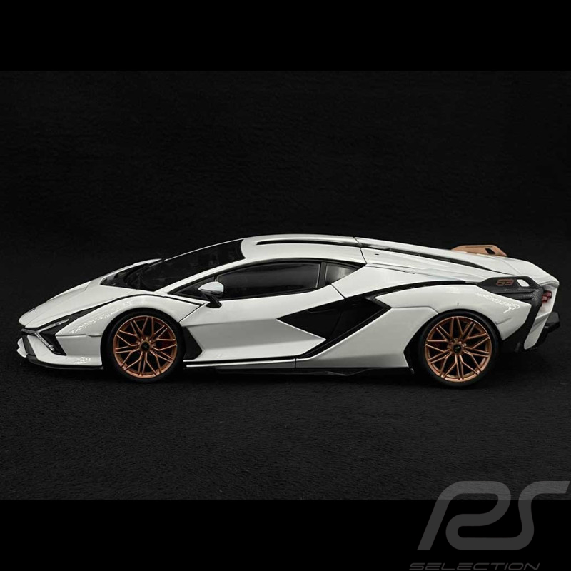 Lamborghini Sian Hybrid FKP37 2020 Blanc 1/18 Bburago 11046W