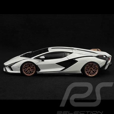 Lamborghini Sian Hybrid FKP37 2020 Blanc 1/18 Bburago 11046W