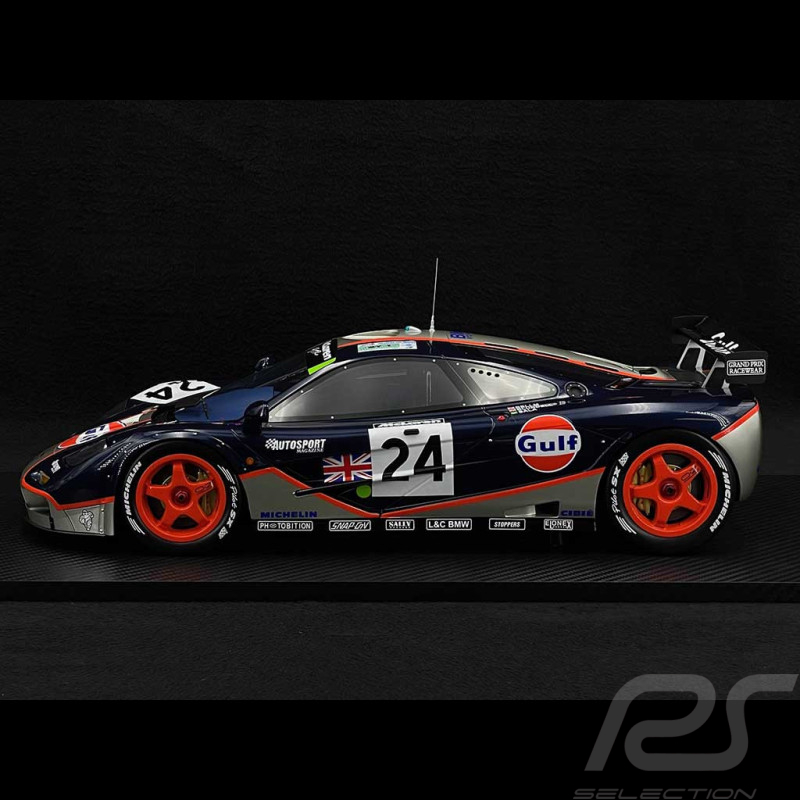 McLaren F1 GTR n° 24 Gulf Racing 4. 24h Le Mans 1995 1/12 TSM Models TSM120014