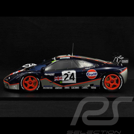 McLaren F1 GTR n° 24 Gulf Racing 4. 24h Le Mans 1995 1/12 TSM Models TSM120014