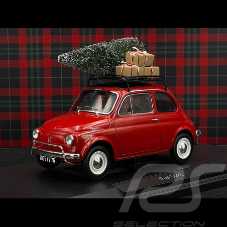 Fiat 500 L 1968 Christmas Tree Red 1/18 Norev 187779