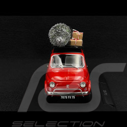 Fiat 500 L 1968 Christmas Tree Red 1/18 Norev 187779