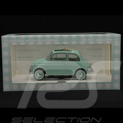 Cadeau de Naissance Fiat 500 L 1968 Bleu Pastel 1/18 Norev 187777