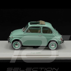 Cadeau de Naissance Fiat 500 L 1968 Bleu Pastel 1/18 Norev 187777