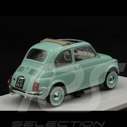 Cadeau de Naissance Fiat 500 L 1968 Bleu Pastel 1/18 Norev 187777