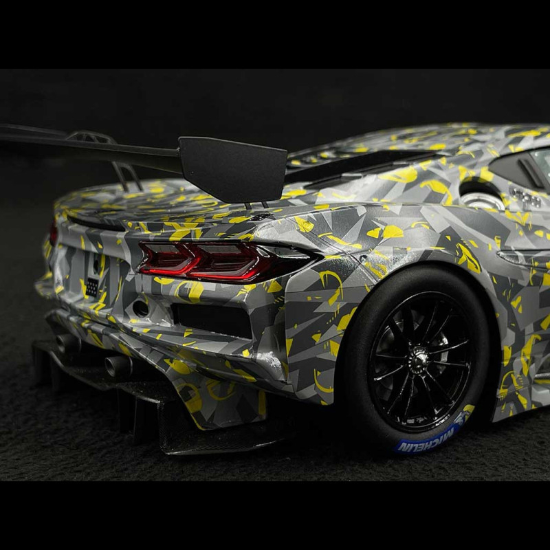 Chevrolet Corvette C8 Z06 GT3.R Test Car Sebring 2022 Grey 1/18 Top
