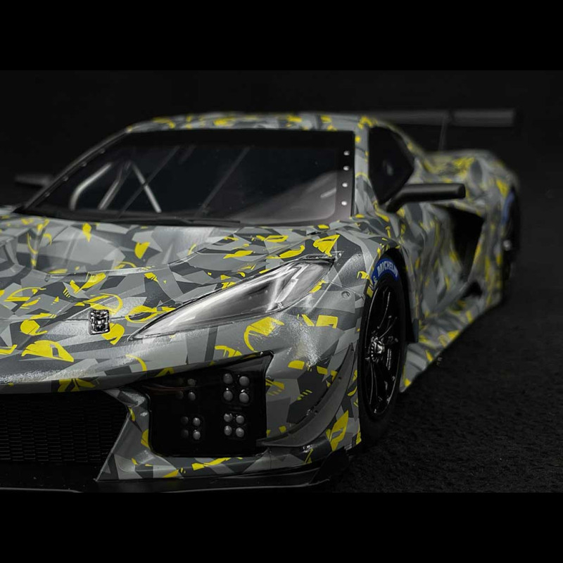 Chevrolet Corvette C8 Z06 GT3.R Test Car Sebring 2022 Grey 1/18 Top