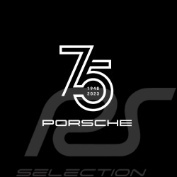 Autocollant Porsche 75 ans 1948 - 2023 pour l'intérieur de la vitre