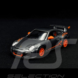 Porsche 911 GT3 RS Type 997 2010 Pull Back Toy Arctic Grey 1/36 Kinsmart 61175