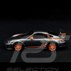 Porsche 911 GT3 RS Type 997 2010 Pull Back Toy Arctic Grey 1/36 Kinsmart 61175