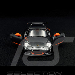 Porsche 911 GT3 RS Type 997 2010 Pull Back Toy Arctic Grey 1/36 Kinsmart 61175