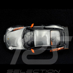 Porsche 911 GT3 RS Type 997 2010 Pull Back Toy Arctic Grey 1/36 Kinsmart 61175