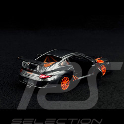 Porsche 911 GT3 RS Typ 997 2010 Spielzeug Reibung Arktischesgrau 1/36 Kinsmart 61175