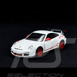 Porsche 911 GT3 RS Type 997 2010 jouet à friction Blanc Carrara 1/36 Kinsmart 61175