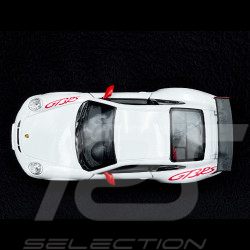 Porsche 911 GT3 RS Type 997 2010 jouet à friction Blanc Carrara 1/36 Kinsmart 61175