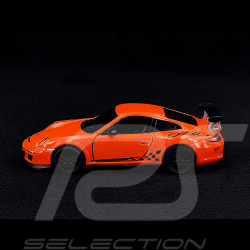 Porsche 911 GT3 RS Typ 997 2010 Spielzeug Reibung Orange 1/36 Kinsmart 61175