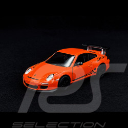 Porsche 911 GT3 RS Typ 997 2010 Spielzeug Reibung Orange 1/36 Kinsmart 61175