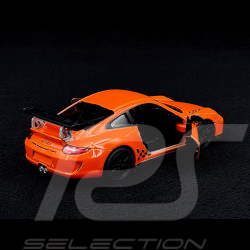 Porsche 911 GT3 RS Typ 997 2010 Spielzeug Reibung Orange 1/36 Kinsmart 61175