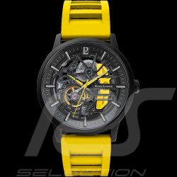 Montre automatique Pierre Lannier Paddock Fabriqué en France Jaune 341A449