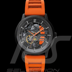 Montre automatique Pierre Lannier Paddock Fabriqué en France Orange 341A499