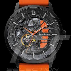 Montre automatique Pierre Lannier Paddock Fabriqué en France Orange 341A499