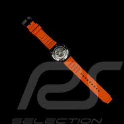 Montre automatique Pierre Lannier Paddock Fabriqué en France Orange 341A499