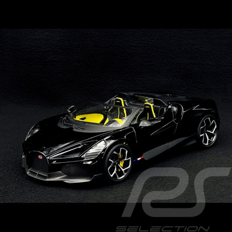 Bugatti W16 Mistral 2023 Black 1/18 Bburago 11051BK