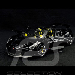 Bugatti W16 Mistral 2023 Black 1/18 Bburago 11051BK