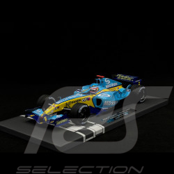 Fernando Alonso Renault R25 V10 n° 5 Vainqueur GP Bahrein 2005 F1 1/18 Minichamps 117050305