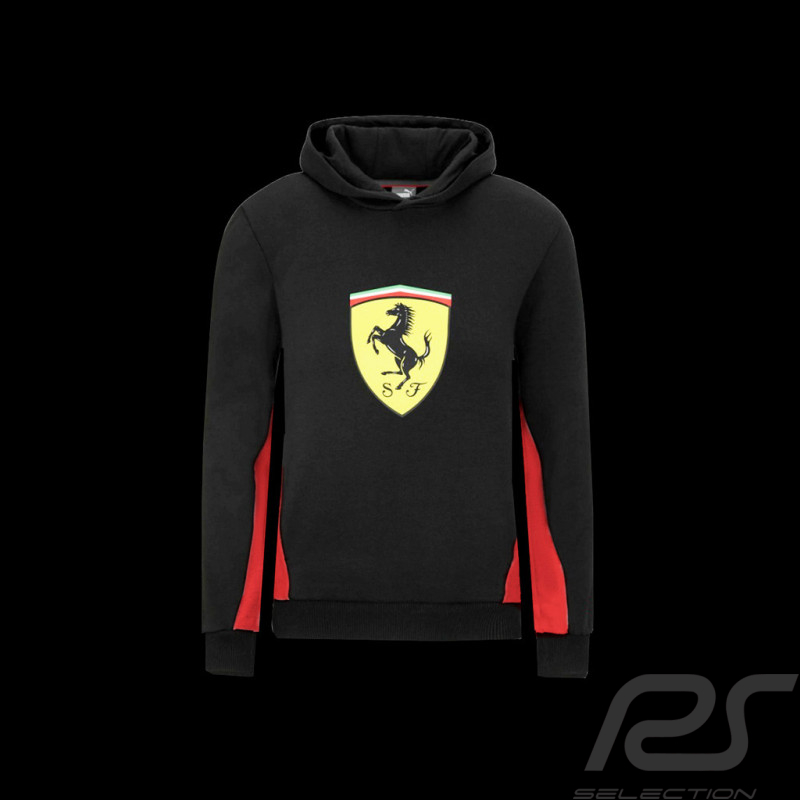 Sweatshirt Ferrari Puma Hoodie à Capuche Noir 701210922-002 - enfant