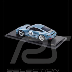 Porsche 911 S/T Type 992 2023 Bleu Rivage Métallique 1/18 Spark WAP0213150R0ST - RARE - Seulement 911 exemplaires