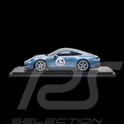 Porsche 911 S/T Type 992 2023 Bleu Rivage Métallique 1/18 Spark WAP0213150R0ST - RARE - Seulement 911 exemplaires