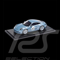 Porsche 911 S/T Type 992 2023 Bleu Rivage Métallique 1/18 Spark WAP0213150R0ST - RARE - Seulement 911 exemplaires