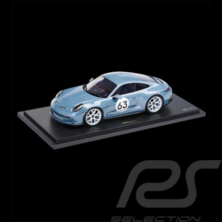 Porsche 911 S/T Type 992 2023 Bleu Rivage Métallique 1/18 Spark WAP0213150R0ST - RARE - Seulement 911 exemplaires