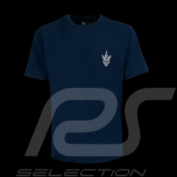 T-shirt Maserati Tridente Logo Bleu marine MA241M007BL - Homme