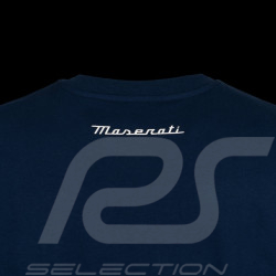 T-shirt Maserati Tridente Grande Logo Marineblau MA241M008BL - Herren