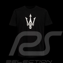 T-shirt Maserati Tridente Grande Logo Black MA241M008BK - Men