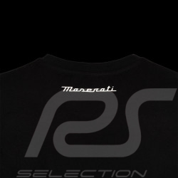 T-shirt Maserati Tridente Grande Logo Black MA241M008BK - Men