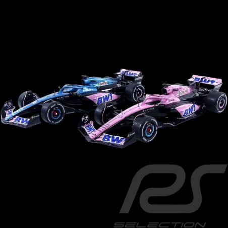 Duo Alpine A523 n° 31 & n° 10 Saison 2023 F1 1/18 Solido